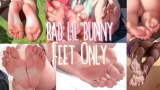 Bad Lil Bunny! Feet PMV! Cuck View!