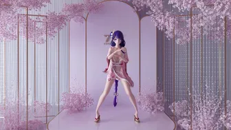 [ 77TRendering] Sexy Raiden Ei nude Dance 3